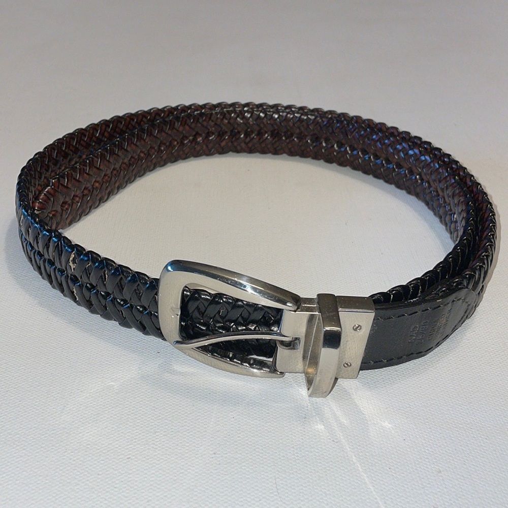 Vintage Men’s Braided Leather Belt